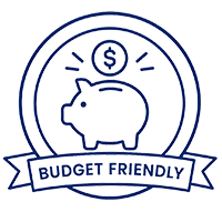 budget friendly badge